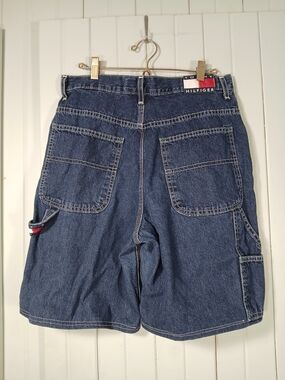 Vintage Tommy Hilfger Carpenter Shorts - Dark Blue
